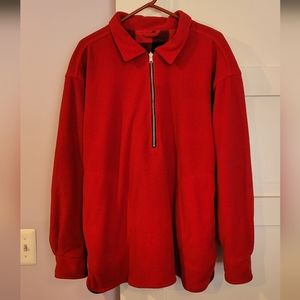 Vintage Marlboro reversible xl fleece zipper pullover